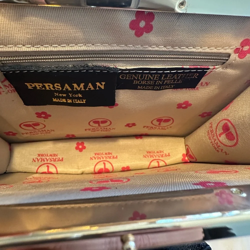 Persaman New York leather‎ 2 in 1 clutch/crossbody bag
